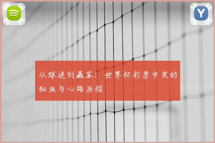 从球迷到赢家：世界杯彩票中奖的秘诀与心路历程